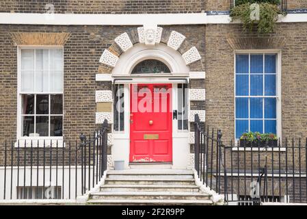 1-10 Bedford Square Georgische Architektur Bloomsbury von Thomas Leverton Robert Palmer Stockfoto