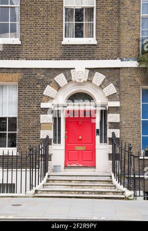 1-10 Bedford Square Georgische Architektur Bloomsbury von Thomas Leverton Robert Palmer Stockfoto