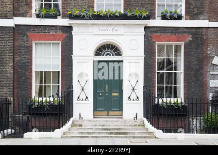 1-10 Bedford Square Georgische Architektur Bloomsbury von Thomas Leverton Robert Palmer Stockfoto