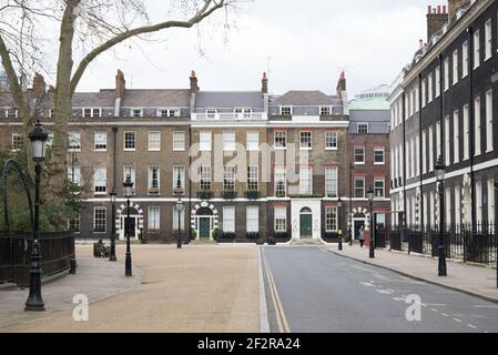 1-10 Bedford Square Georgische Architektur Bloomsbury von Thomas Leverton Robert Palmer Stockfoto