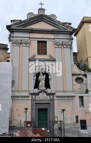 Napoli - Chiesa di Santa Maria del Rosario Stockfoto