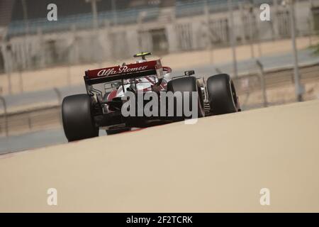 Sakhir, Bahrain. März 2021, 13th. Formel 1: Pre-Season-Test startet, Tag 2. Antonio Giovinazzi (ITA#99), Alfa Romeo Racing ORLEN, auf der Strecke in Bahrain. Kredit: Hasan Bratic/dpa/Alamy Live Nachrichten Stockfoto