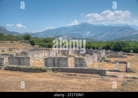 Römische Ruinen des antiken Salona in der Nähe von Split, Kroatien Stockfoto