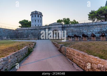 Festung Kastel in der kroatischen Stadt Pula Stockfoto