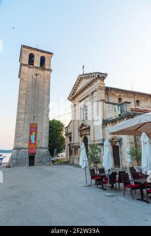 Sonnenaufgang Ansicht der Kathedrale von Pula in Kroatien Stockfoto