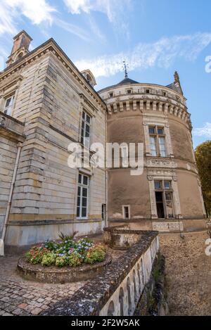 Chateau Le Lude im Loiretal, Frankreich Stockfoto