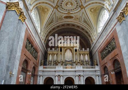 Fresken der Basilika Esztergom, Budapest, Ungarn Stockfoto