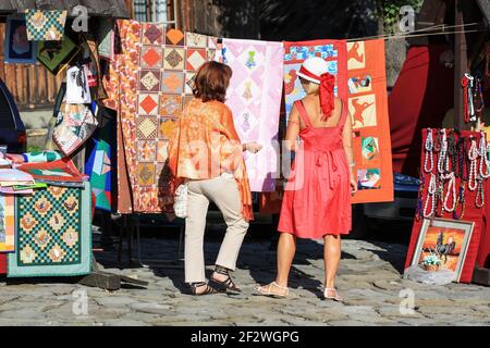 Das Romantic Angel Kunstfestival in Lanckorona, Polen. Stockfoto