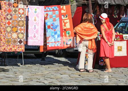 Das Romantic Angel Kunstfestival in Lanckorona, Polen. Stockfoto