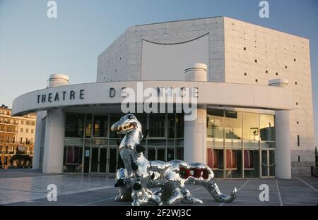 Theater Du Nice, aufgenommen Anfang 2000s Stockfoto