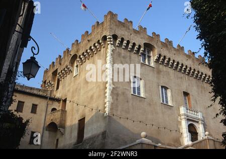 Cagnes-Sur-Mer Museum Der Burg Grimaldi Stockfoto