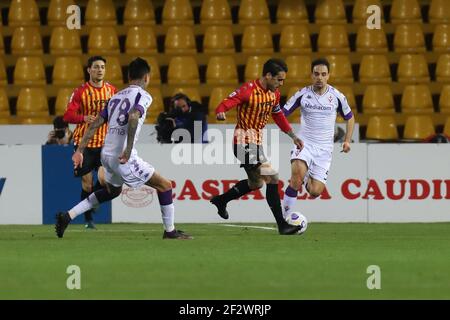 Nicolas Viola (Benevento Calcio) während der Serie A Fußballspiel zwischen Benevento - Fiorentina, Stadio Ciro Vigorito am 13. März 2021 in Benevento Italien / LM Stockfoto