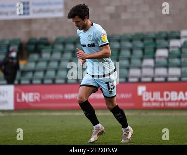 LINCOLN, GROSSBRITANNIEN. MÄRZ 13th: Jimmy Keohane von Rochdale in Aktion während des Sky Bet League 1-Spiels zwischen Lincoln City und Rochdale im LNER Stadium, Lincoln am Samstag, 13th. März 2021. (Kredit: James HolyOak, Mi News) Kredit: MI Nachrichten & Sport /Alamy Live Nachrichten Stockfoto