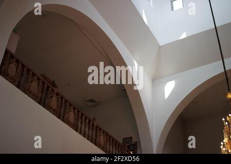 Balkon Dach Gewölbedecke der Orthodoxie-Kirche Stockfoto