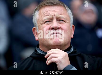 Aktenfoto vom 13-11-2016 von Sheffield United Manager Chris Wilder. Ausgabedatum: Samstag, 13. März 2021. Stockfoto