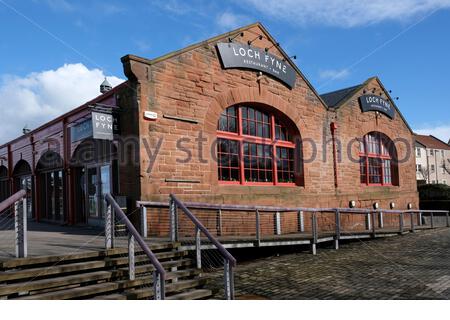 Restaurant-Bar Loch Fyne, Newhaven, Edinburgh, Schottland Stockfoto