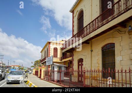 Georgetown Magistrate's Courts auf der Avenue of the Republic in Georgetown Guyana Südamerika Stockfoto