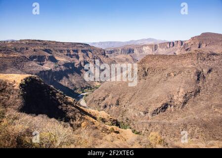 Die Barranca de Oblatos (Schlucht von Oblatos), Guadalajara, Jalisco, Mexiko Stockfoto