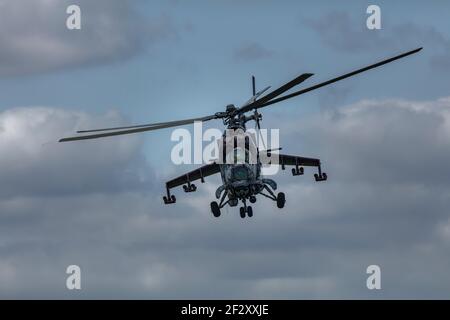 Hubschrauber der tschechischen Luftstreitkräfte 3366 MIL MI-35 Stockfoto