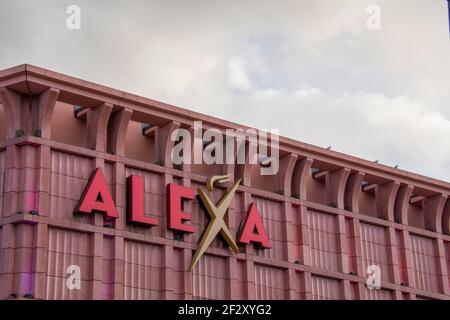 Berlin Alexa Shoppingcenter Landschaft am Alexanderplatz Mitte Berlin Stockfoto