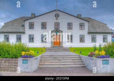 Das Büro des Ministerpräsidenten in Reykjavik, Island Stockfoto