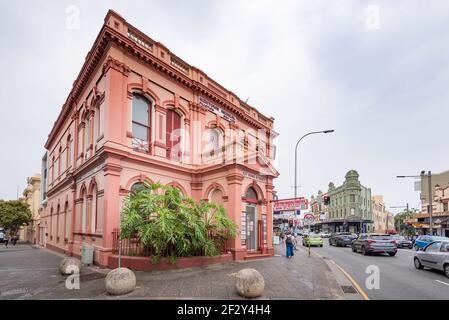 Erbaut als Bank von Australasien in 1875 und später Die ANZ Bank c,1920 ist ein repräsentatives Gebäude im italienischen Stil Oder Bürgerhäuser der Zeit Stockfoto