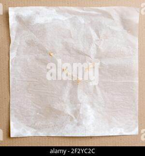 Fettpapier als Hintergrund Stockfoto