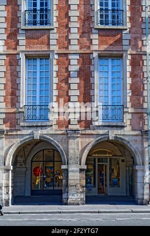 La Place des Vosges à Paris Stockfoto