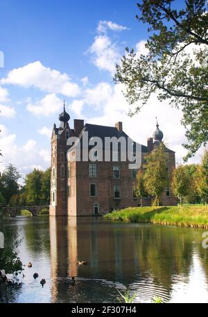 Blick auf Schloss 'Cannenburgh', Vaassen, Niederlande Stockfoto