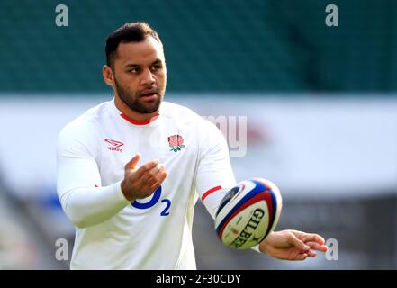 Aktenfoto vom 05-02-2021 von Englands Billy Vunipola. Bilddatum: Freitag, 5. Februar 2021. Ausgabedatum: Sonntag, 14. März 2021. Stockfoto