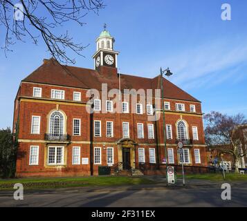 Letchworth Town Hall Stockfoto