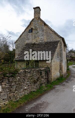 Bilder von Bibury Village in den Cotswolds.einst von Famous beschrieben Designer William Morris Als Das Schönste Dorf In England Stockfoto