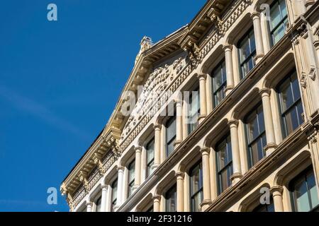 Die Woods Mercantile Buildings in Tribeca sind ein Wahrzeichen von New York City, USA Stockfoto