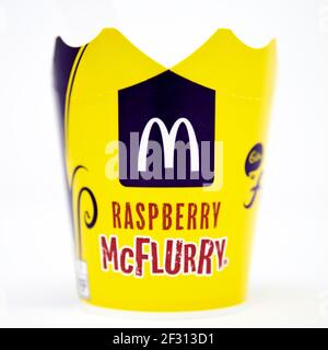 McDonalds Cadbury’s Flake McFlurry Stockfoto