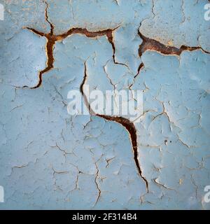 Abblätternde Farbe an einer alten Maschine 6229 Stockfoto