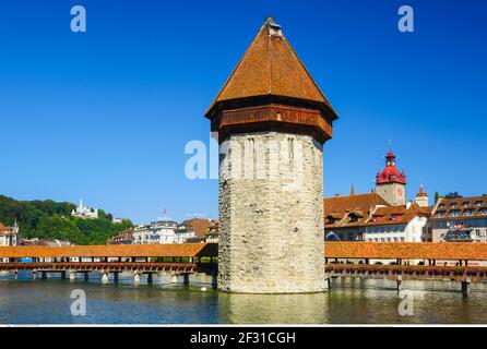 Geographie / Reisen, Schweiz, Altstadt Luzern, Additional-Rights-Clearance-Info-not-available Stockfoto