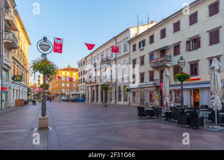 Rijeka, Kroatien, 30. Juli 2020: Radio Rijeka Gebäude in Rijeka, Kroatien Stockfoto