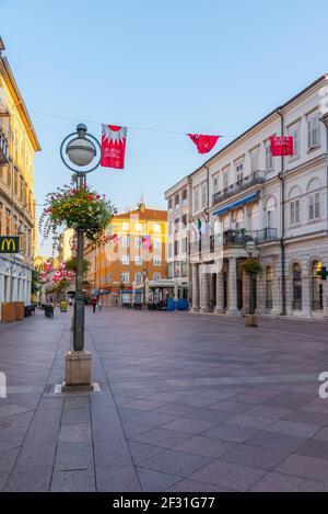 Rijeka, Kroatien, 30. Juli 2020: Radio Rijeka Gebäude in Rijeka, Kroatien Stockfoto