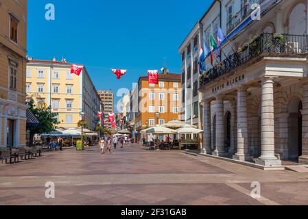 Rijeka, Kroatien, 30. Juli 2020: Radio Rijeka Gebäude in Rijeka, Kroatien Stockfoto