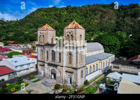 Frankreich, Martinique, Saint-Pierre, Notre Dame du Bon Port Kathedrale Stockfoto