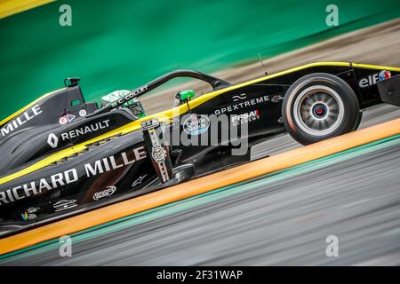 02 COLLET Caio (BRA), Formel Renault Eurocup Team R-ACE GP, Aktion während der Formel Renault Eurocup in Monza, Italien, 12. Bis 14. April 2019 - Foto Frederic Le Floc'h / DPPI Stockfoto