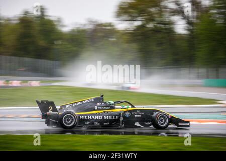 02 COLLET Caio (BRA), Formel Renault Eurocup Team R-ACE GP, Aktion während der Formel Renault Eurocup in Monza, Italien, 12. Bis 14. April 2019 - Foto Frederic Le Floc'h / DPPI Stockfoto