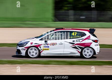 47 GULDENFELS Dorian (Fra), Renault Clio Cup Team TB2S, Aktion während des Clio Cup 2019 Frankreich in Imola vom 24. Bis 26. Mai, in Italien - Foto: Xavi Bonilla / DPPI Stockfoto