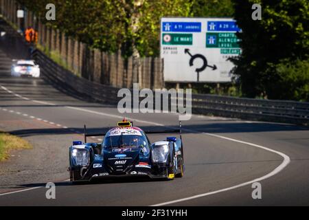 37 HEINEMEIER HANSSON David (DNK), KING Jordan (GBR), TAYLOR Ricky (GBR), Oreca 07 Gibson Team Jackie Chan DC Racing, Action während des 2019-Stunden-Testtages von Le Mans 24, am 2. Juni auf der Rennstrecke von Le Mans, Frankreich - Foto Antonin Vincent / DPPI Stockfoto