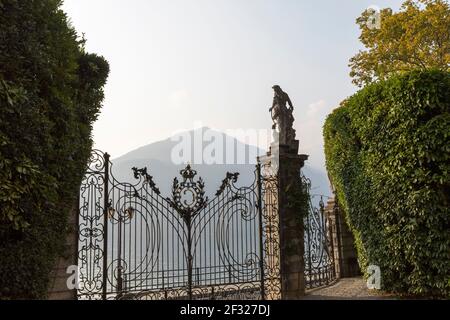 Italien, Tremezzo, Comer See,Villa Carlotta, die Gartentore Stockfoto