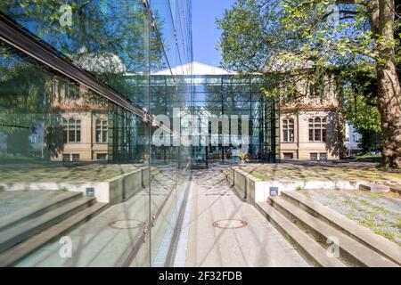 Emil Schumacher Museum und Karl Ernst Osthaus Museum, Hagener Kunstviertel, Hagen, Westfalen, Ruhrgebiet, Nordrhein-Westfalen, Deutschland Stockfoto