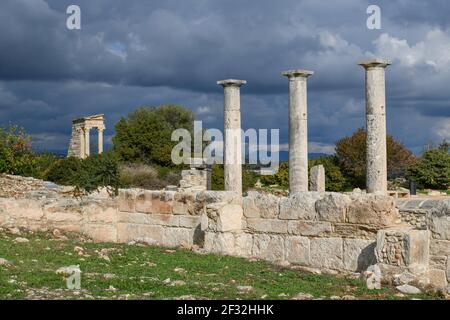 Apollo Heiligtum, Ausgrabungsstätte, Kourion, Zypern Stockfoto