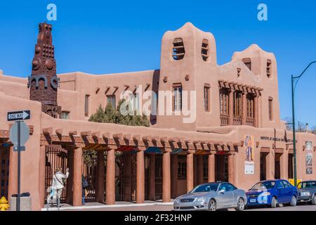 Institut für indianische Kunst in Santa Fe, New Mexico. Stockfoto