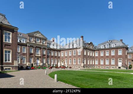 Schloss Nordkirchen von 1734, Barockschloss, Hauptgebäude, umgangssprachlich Westfälisches Versailles, heute Nordrhein-Westfälische Finanzuniversität Stockfoto