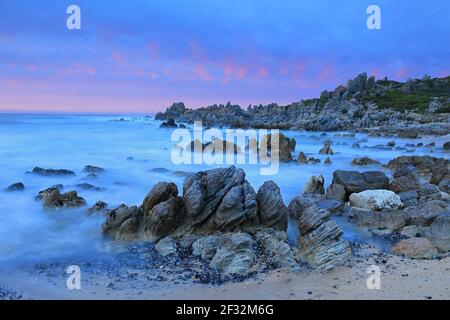 Strand, Kleinmond, Westkap, Südafrika Stockfoto